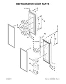 Refrigerator door parts