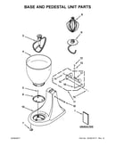 Base and pedestal unit parts