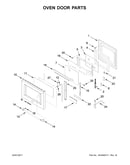 Oven door parts