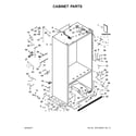 KitchenAid KBFN506EBS00 cabinet parts diagram