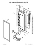 Refrigerator door parts