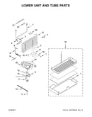 Lower unit and tube parts