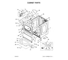 Whirlpool XCGM2765FQ0 cabinet parts diagram