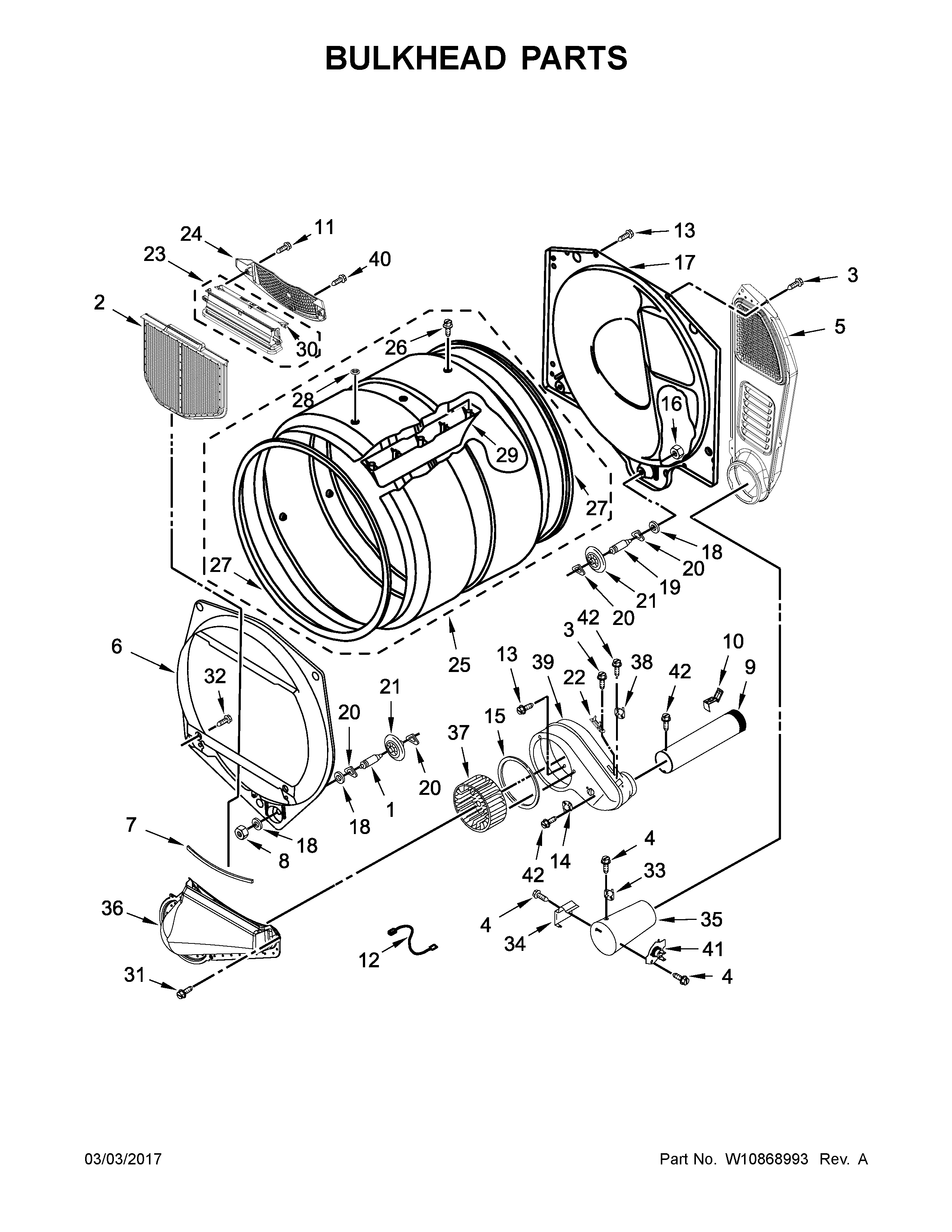 Bulkhead parts