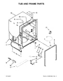 Tub and frame parts
