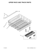 Upper rack and track parts