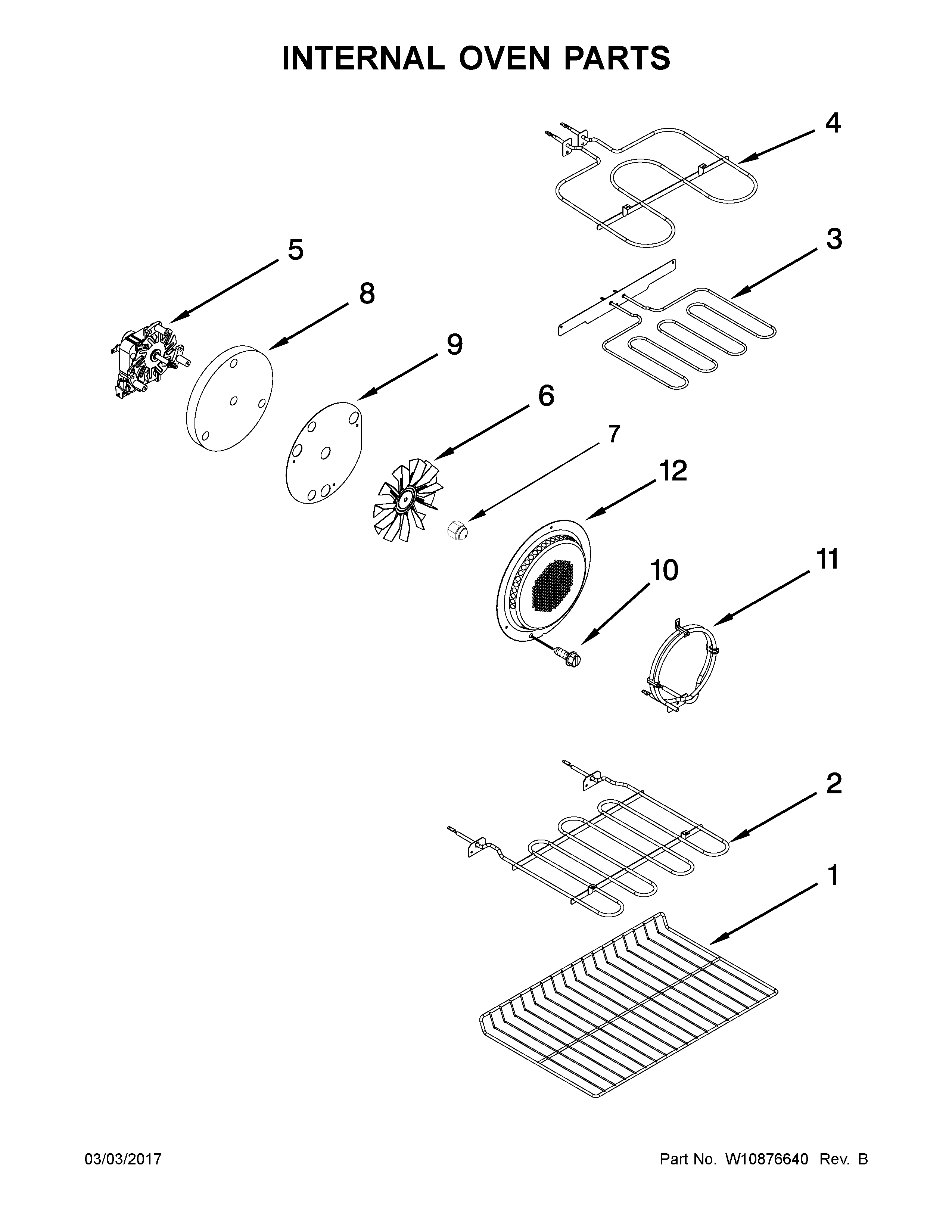 INTERNAL OVEN PARTS