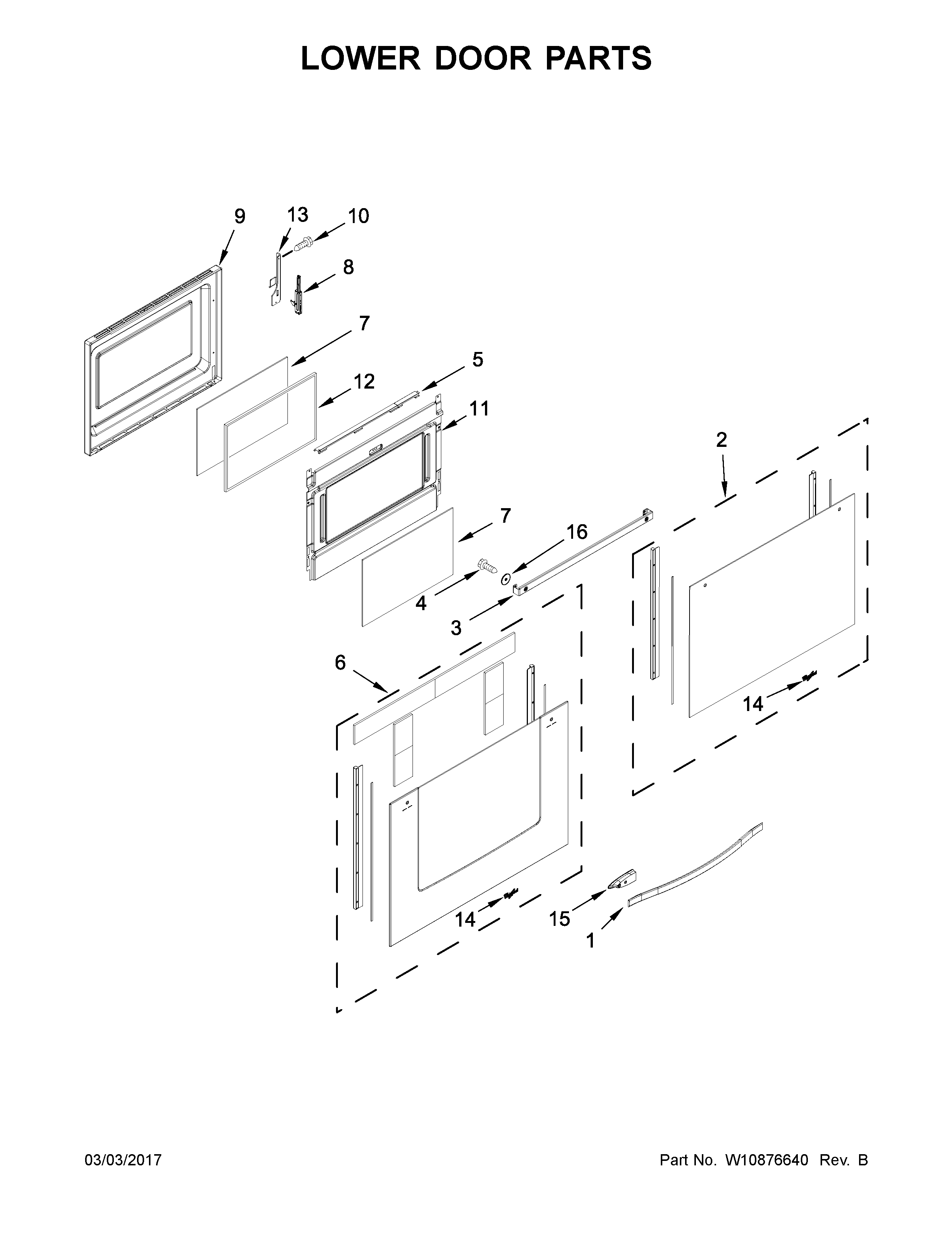 LOWER DOOR PARTS