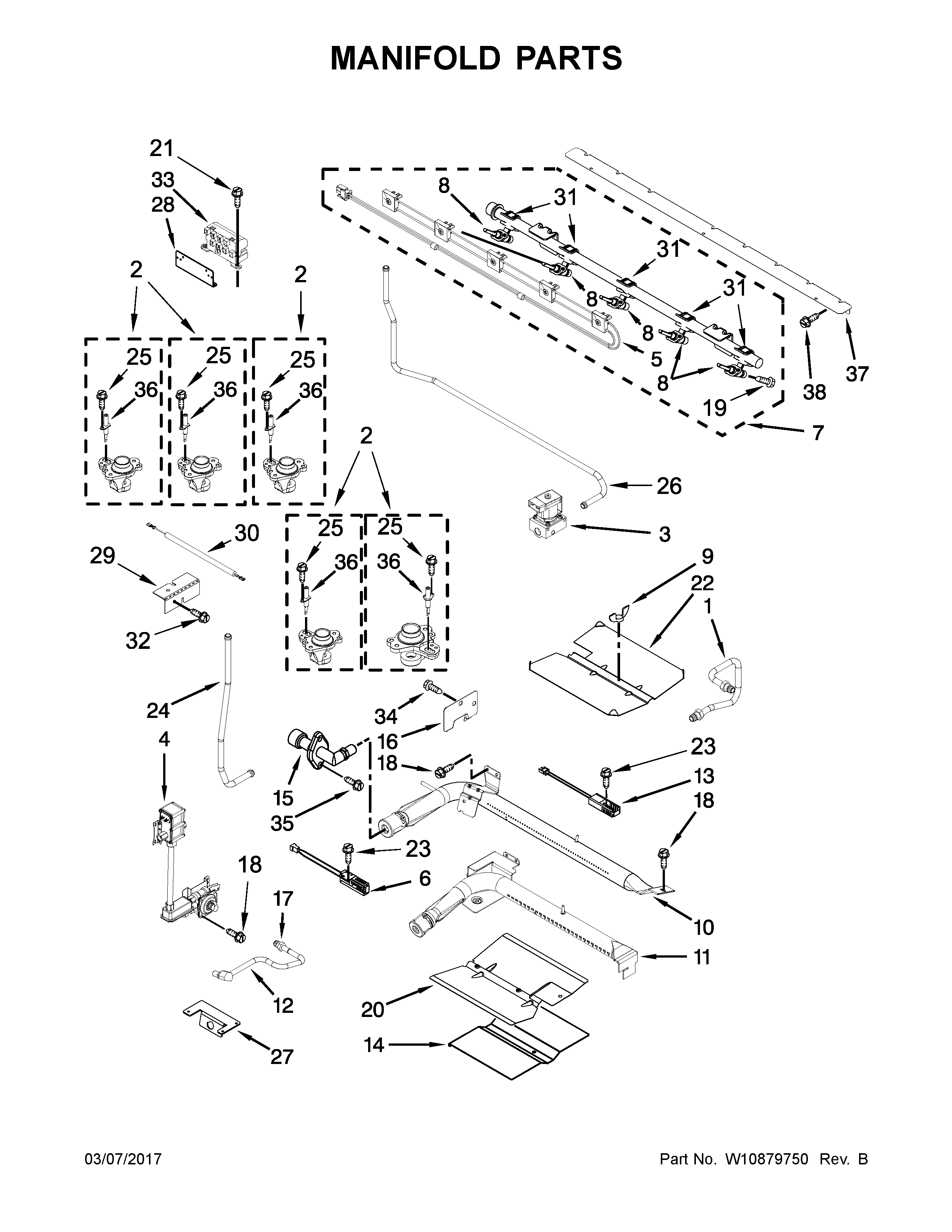 MANIFOLD PARTS