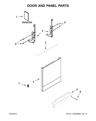 Door and panel parts