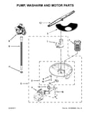 Pump, washarm and motor parts