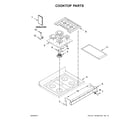 KitchenAid KFGS530ESS1 cooktop parts diagram