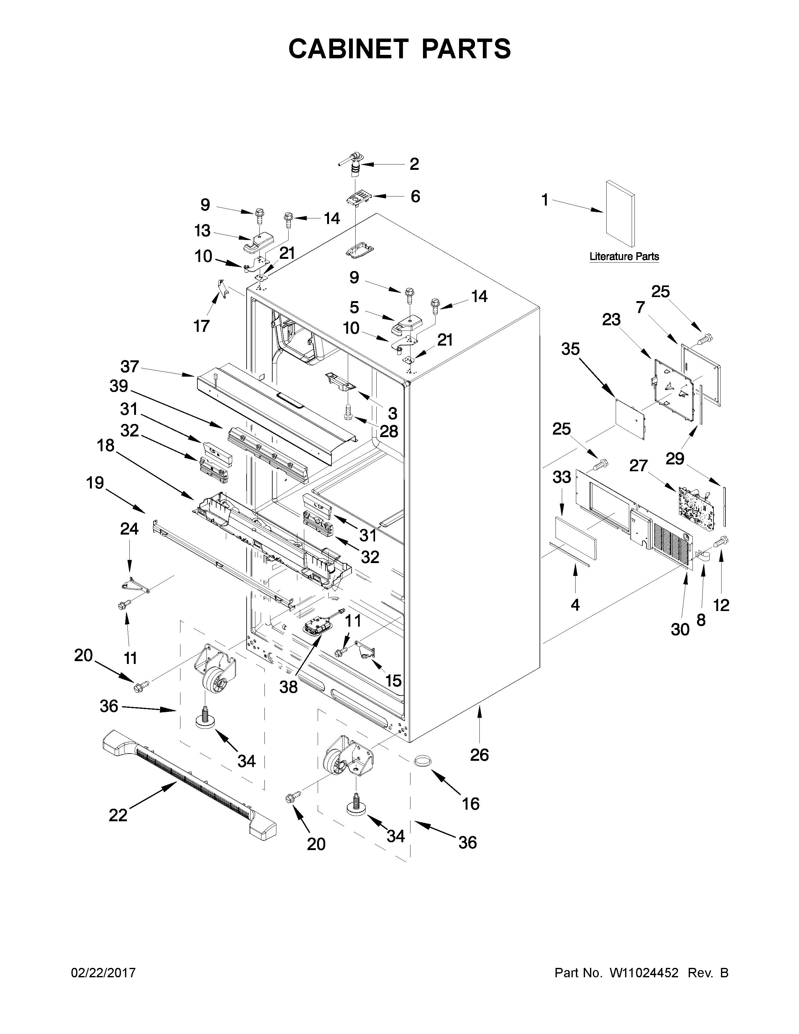 Cabinet parts