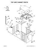 Top and cabinet parts