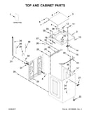 Top and cabinet parts