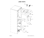 Whirlpool URB551WNGZ0 liner parts diagram