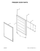 Freezer door parts