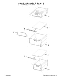 Freezer shelf parts