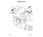 Crosley CGD7464GW0 cabinet parts diagram