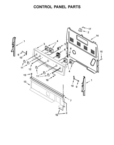 Control panel parts