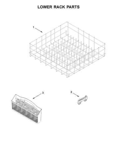 Lower rack parts