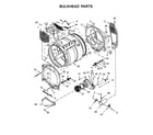 Whirlpool WGD8500DR0 bulkhead parts diagram