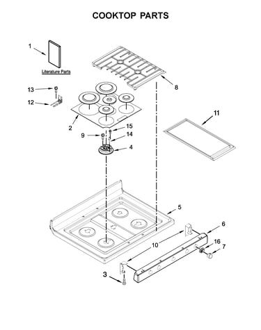 Cooktop parts