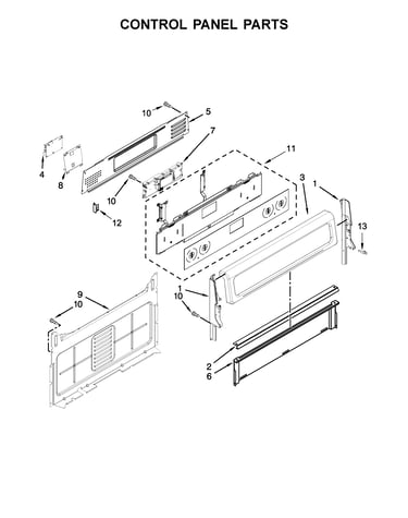 Control panel parts