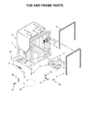 Tub and frame parts