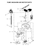Pump, washarm and motor parts