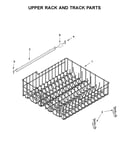 Upper rack and track parts