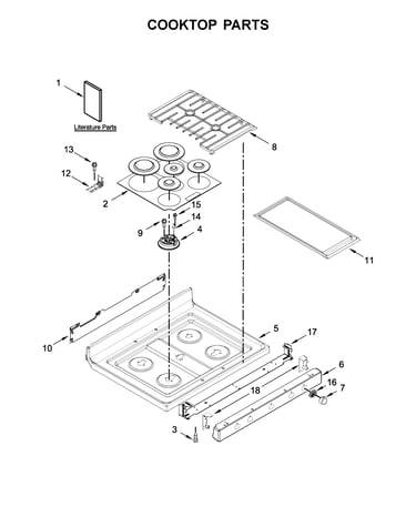 Cooktop parts