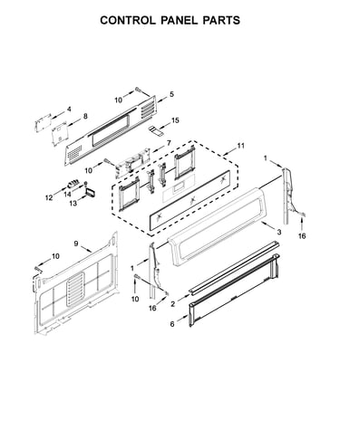 Control panel parts