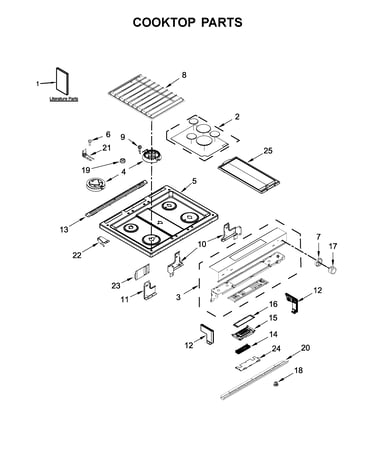 Cooktop parts