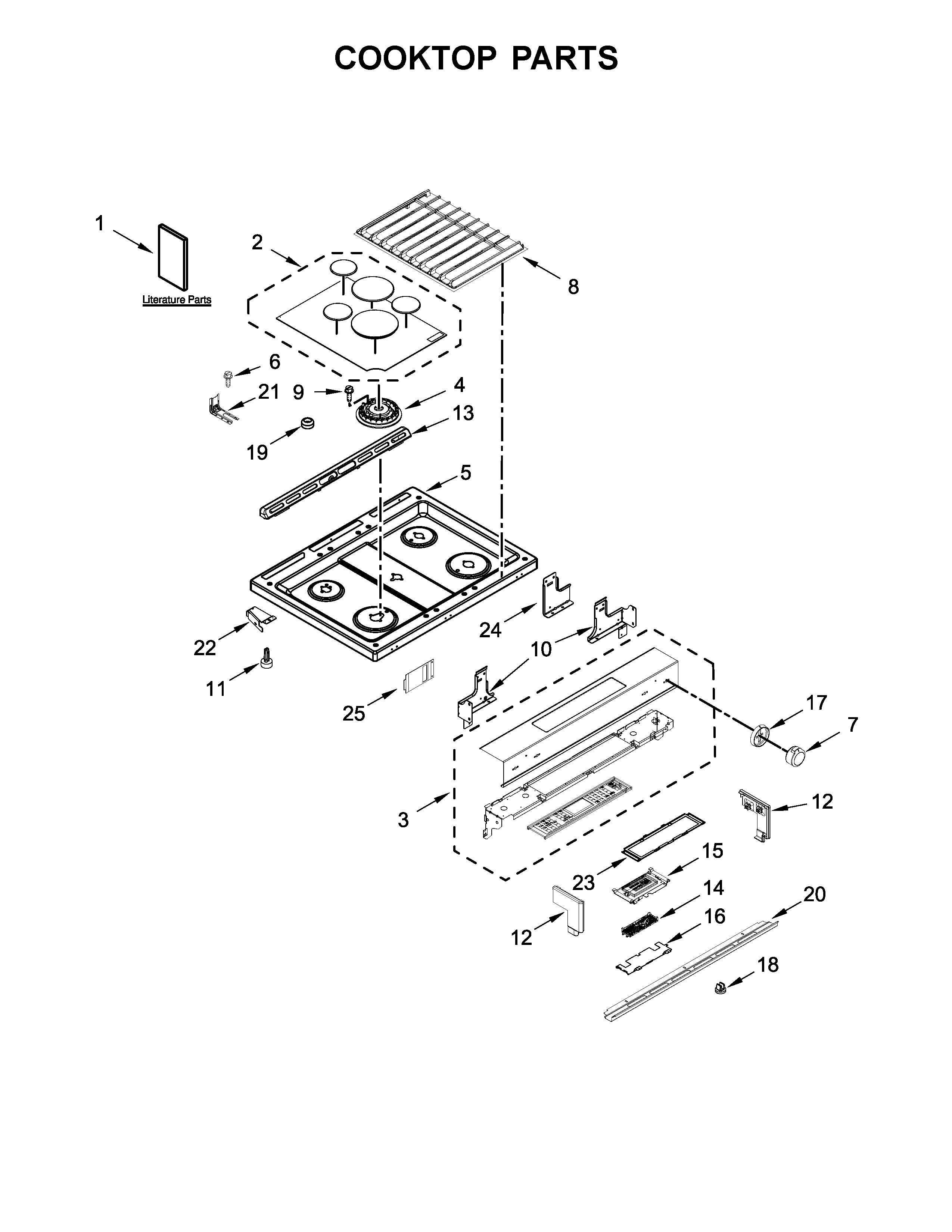 COOKTOP PARTS