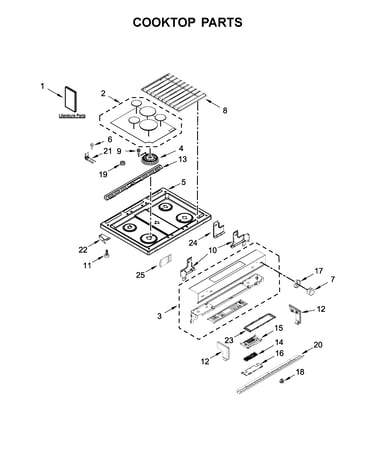 Cooktop parts