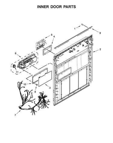 Inner door parts