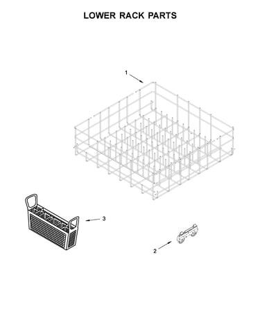 Lower rack parts