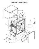 Tub and frame parts