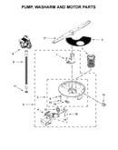 Pump, washarm and motor parts