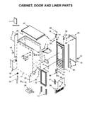 Cabinet, door and liner parts