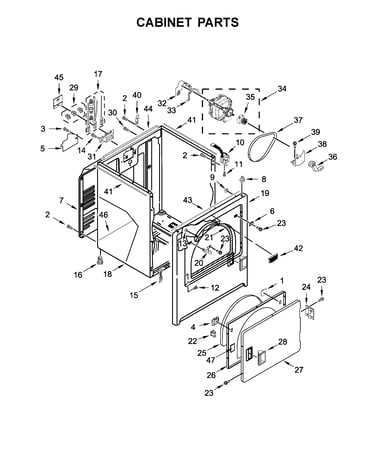 Cabinet parts