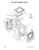 Top and cabinet parts