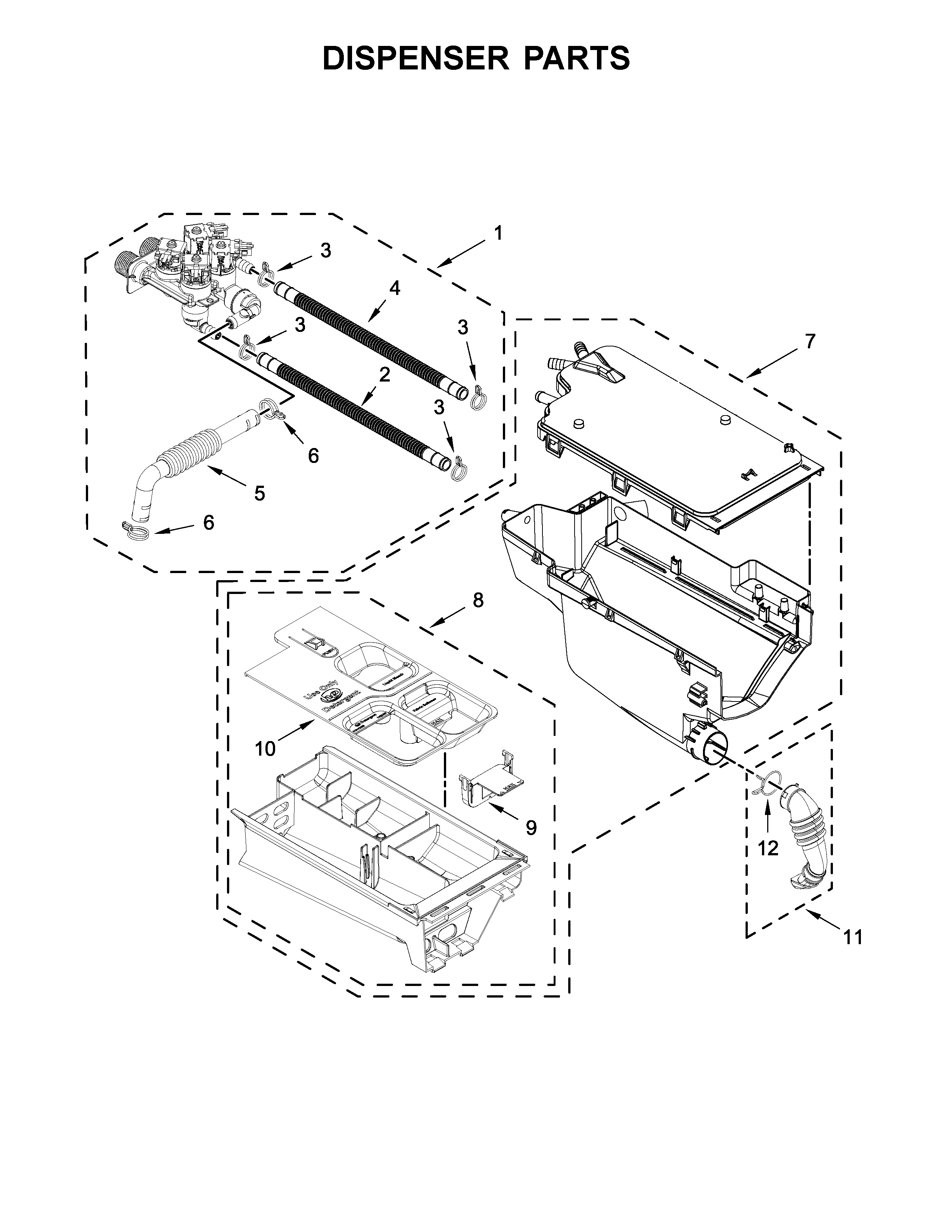 DISPENSER PARTS