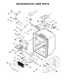 Refrigerator liner parts