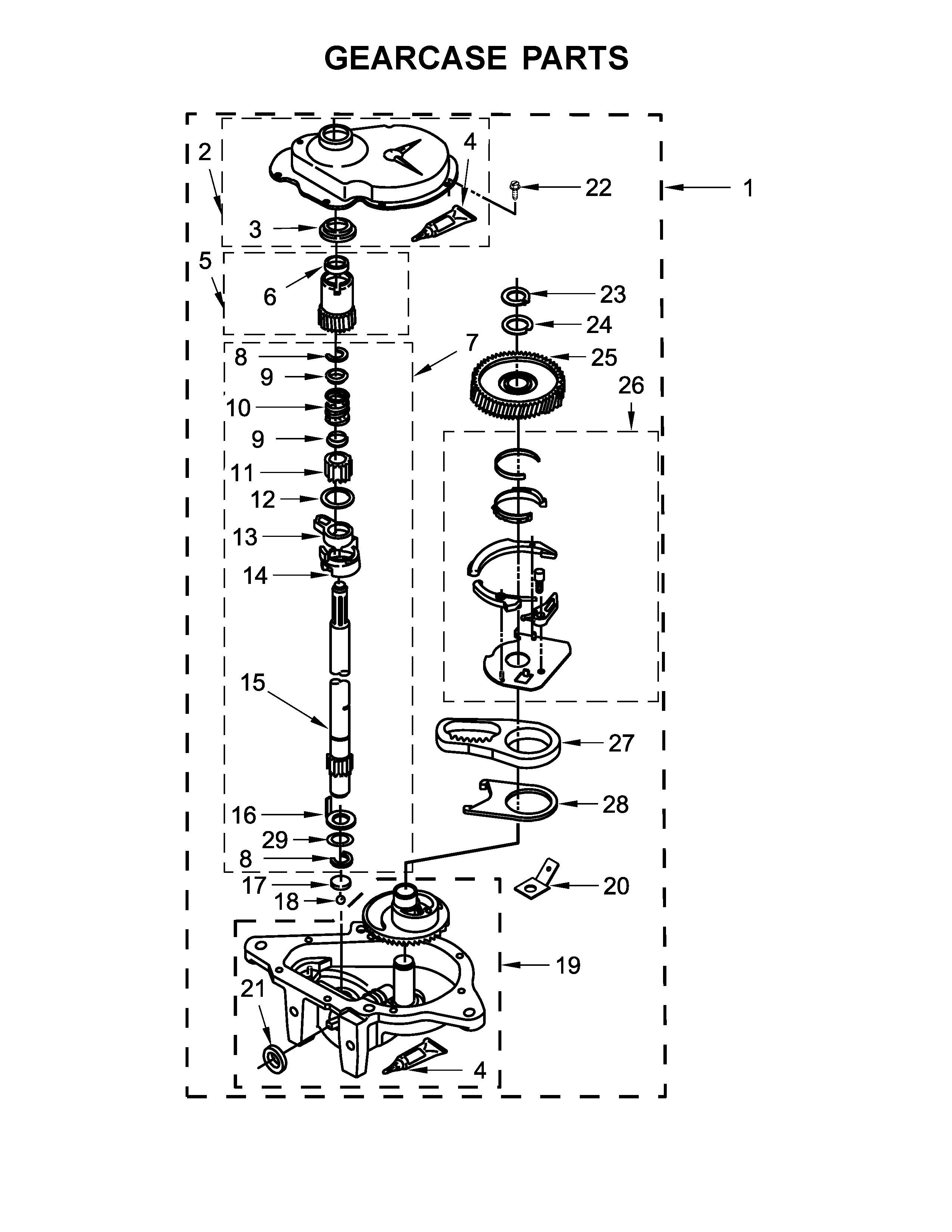 GEARCASE PARTS