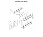 Whirlpool WFG715H0EH0 control panel parts diagram