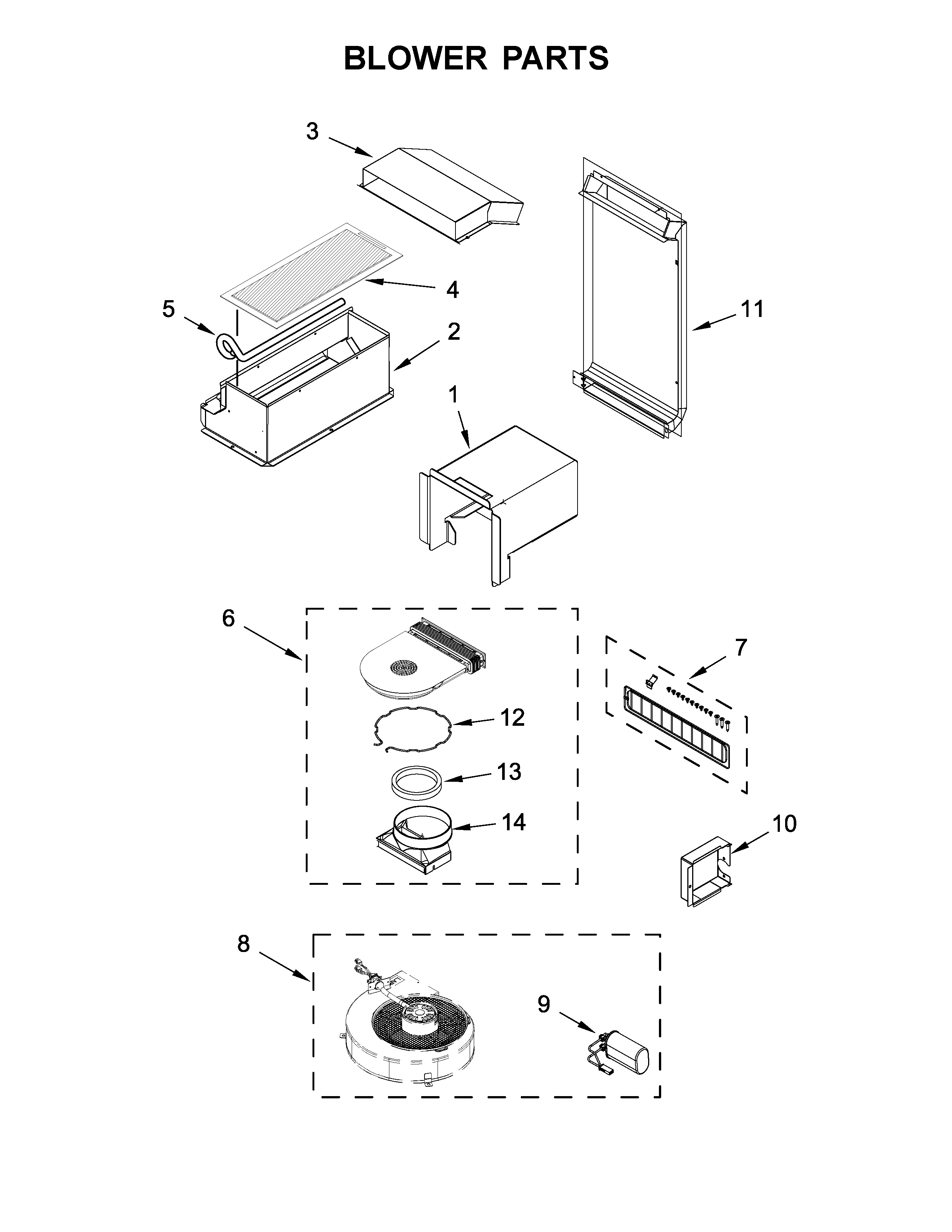 Blower parts