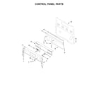 Whirlpool WFE775H0HW0 control panel parts diagram