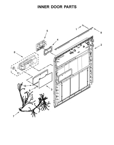 Inner door parts